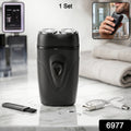 Portable Electric Shaver For Men  Compact Rechargeable  Cordless